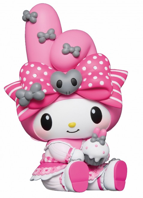 Happy Kuji's My Melody & Kuromi 50th & 20th Anniversaries lottery showcases exclusive figures, totes, and 40cm plush toys featuring limited edition art